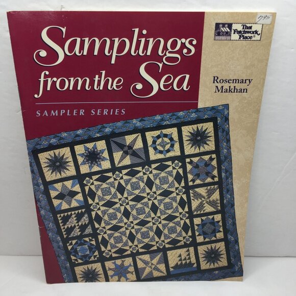 Vintage 1993 Samplings From The Sea Sampler Series Rosemary Makhan Quilting Book - Picture 1 of 11